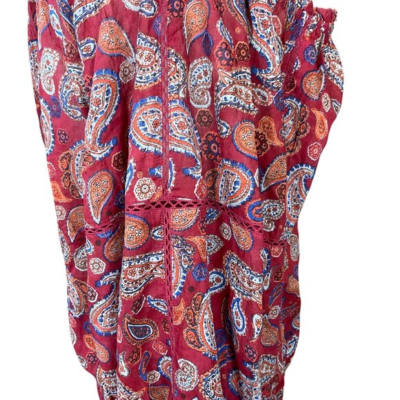 Free People Intimately Free Long Sleeve Sundown Paisley Bodysuit Med NWT - Picture 5 of 11
